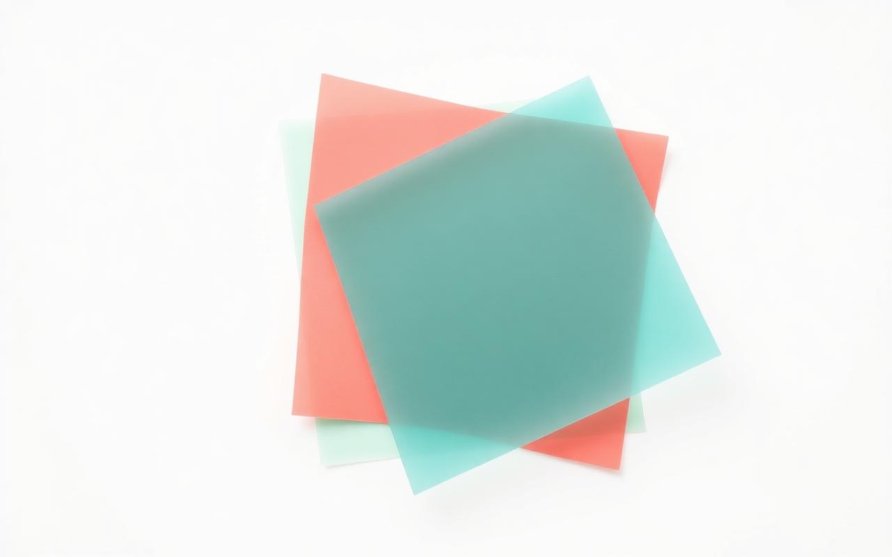 Two overlapping translucent text documents representing local-only text file comparison